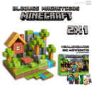 ESPECIAL NAVIDAD | BLOQUES MAGNETICOS + CALENDARIO ADVIENTO MINECRAFT