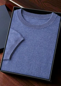 PREMIUM CASHMERE CLASSIC CREWNECK T-SHIRT